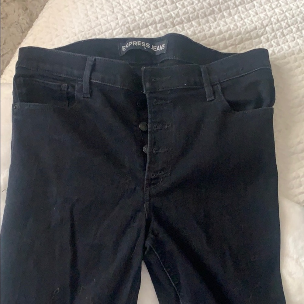 Black skinny jeans